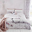 Catherine Lanfield Bedding Enchanted Unicorn Glitter Duvet Cover Set with Pillowcases Pink