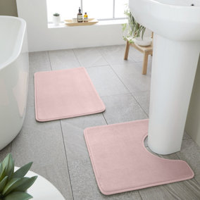 Case of 6 - Textured Non-Slip Adhesive Bathmat - CLEAR / FROSTED 16 X 34  - In Stock