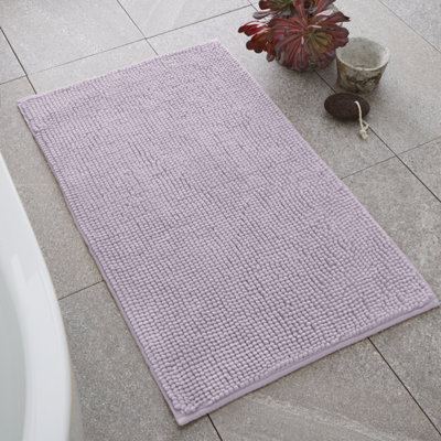 Catherine Lansfield Bathroom Bobble Bath Mat Lilac