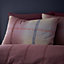 Catherine Lansfield Bedding Brushed Cotton Melrose Tweed Check Reversible Duvet Cover Set with Pillowcase Plum