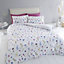 Catherine Lansfield Bedding Countryside Floral Floral Duvet Cover Set with Pillowcases Pink / Blue