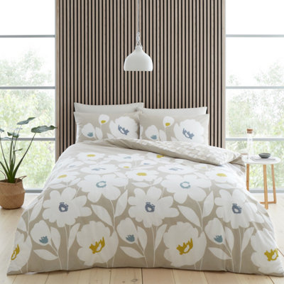 Flower garden duvet cover set