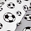 Catherine Lansfield Bedding Football Fleece Reversible Duvet Cover Set with Pillowcase Grey