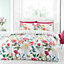 Catherine Lansfield Bedding Fresh Floral Duvet Cover Set with Pillowcase Bright