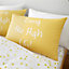 Catherine Lansfield Bedding Giraffe Duvet Cover Set with Pillowcases Yellow