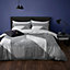 Catherine Lansfield Bedding Larsson Geo Duvet Cover Set with Pillowcase Grey