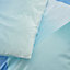 Catherine Lansfield Bedding Ombre Larsson Geo Reversible Single Duvet Cover Set with Pillowcase Blue Green