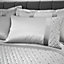 Catherine Lansfield Bedding Sequin Cluster Duvet Cover Set with Pillowcase Silver Grey