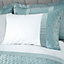 Catherine Lansfield Bedding Sequin Cluster Duvet Cover Set with Pillowcases Duck Egg Blue