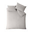 Catherine Lansfield Bedding So Soft Easy Iron King Duvet Cover Set with Pillowcases Grey