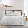 Catherine Lansfield Bedding So Soft Easy Iron King Duvet Cover Set with Pillowcases White