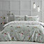 Catherine Lansfield Bedding Songbird Duvet Cover Set with Pillowcases Sage Green