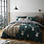 Catherine Lansfield Bedding Stag Check Duvet Cover Set with Pillowcase Green