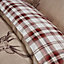 Catherine Lansfield Bedding Stag Check Duvet Cover Set with Pillowcases Natural