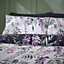 Catherine Lansfield Bedding Wisteria Duvet Cover Set with Pillowcase White / Navy