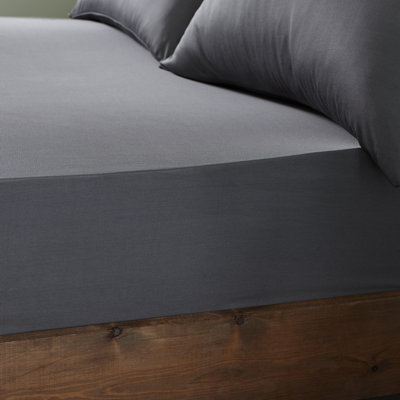 Catherine Lansfield Bedroom So Soft Jersey Fitted Sheet 28cm Depth