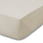 Catherine Lansfield Brushed Cotton Fitted Sheet Cream