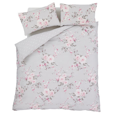 Catherine Lansfield Craft Floral Duvet Set King - Ger Gavin Home Interiors  - Home Furniture Store - Nenagh, Co. Tipperary