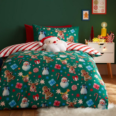 Get Trend Stranger Things Copripiumino Matrimoniale Bambini 200x200cm, Reversibile Set Letto con