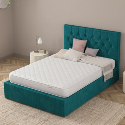 Catherine Lansfield Cloud Embrace Spring Foam Hybrid Mattress, Size Double