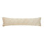Catherine Lansfield Cosy Diamond Faux Fur Door Draught Excluder Natural