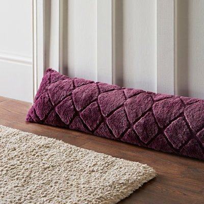 Catherine Lansfield Cushion Cover, Polyester, Plum : :  Everything Else