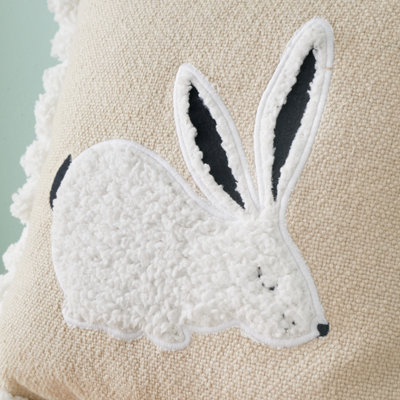 Catherine Lansfield Country Hare 45x45 cm Cushion Natural