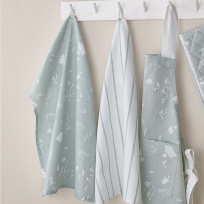 Catherine Lansfield Meadowsweet - Set copripiumino matrimoniale reversibile con federe, motivo floreale, colore: grigio e rosa