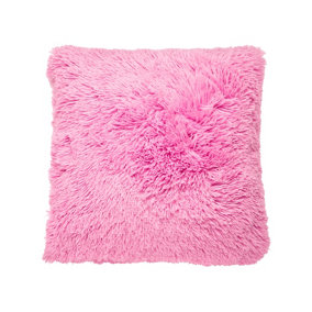 Catherine Lansfield Downstairs Living Cuddly 45x45cm Cushion Candy Pink