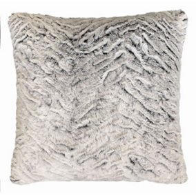 Catherine Lansfield Downstairs Living Wolf Faux Fur 43x43cm Cushion Neutral