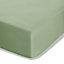 Catherine Lansfield Easy Iron Percale Combed Extra Deep Fitted Sheet Sage Green