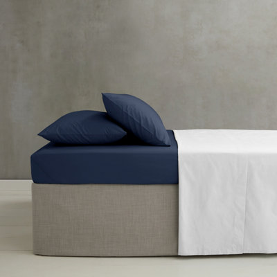 Catherine Lansfield Easy Iron - Coppia di federe standard in percalle