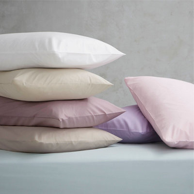 Catherine Lansfield Easy Iron Percale Standard Pillowcase Pair