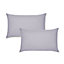 Catherine Lansfield Easy Iron Percale Standard 50x75cm Pack of 2 Pillow cases Blush Lilac
