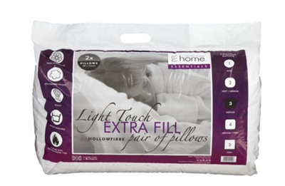 Catherine Lansfield Essentials Hollowfibre Pillow Pair