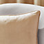 Catherine Lansfield Faux Silk Cushion Natural
