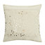 Catherine Lansfield Glitzy Sequin Cushion Natural