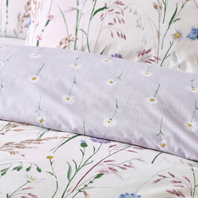Catherine Lansfield Grasmere Floral Reversible Duvet Cover Set with Pillowcases Lilac