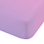 Catherine Lansfield Kids Bedroom Ombre Rainbow Clouds Fitted Sheet 25cm Depth Pastel