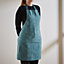 Catherine Lansfield Kitchen Majestic Stag Cotton Apron 70x80cm Green
