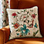 Catherine Lansfield Living Pippa Embroidered 45x45cm Filled Cushion Natural