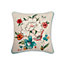 Catherine Lansfield Living Pippa Embroidered 45x45cm Filled Cushion Natural