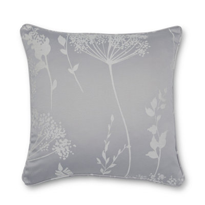 Catherine Lansfield Meadowsweet Floral 30x40cm Cushion Grey