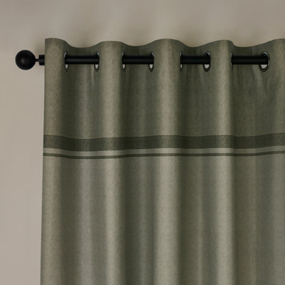 Catherine Lansfield Melville - Cortinas De Algodón Con Textura Tejida De 167 X 137 Cm, Sin Forro, Dos Paneles, Color Natural