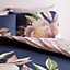 Catherine Lansfield Opulent Floral Duvet Cover Set with Pillowcase Navy