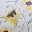 Catherine Lansfield Painted Sun Flowers Duvet Cover Set with Pillowcases Yellow