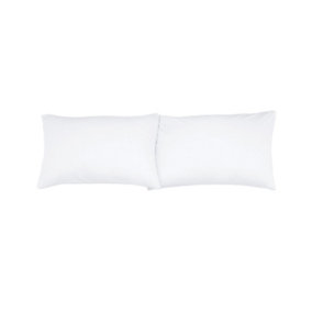 Catherine Lansfield Pillowcases So Soft Jersey Standard 50x75cm Pack of 2 Pillow cases White