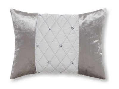 Catherine Lansfield Sequin Cluster 30x40cm Cushion Silver