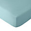 Catherine Lansfield So Soft Easy Iron Fitted Sheet Duck egg Blue