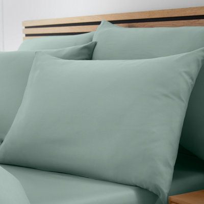 Catherine Lansfield So Soft Easy Iron Standard Pillowcase Pack of 4 Green